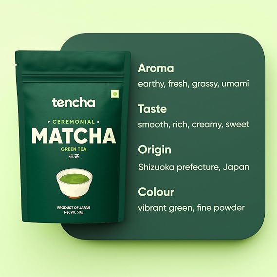 Premium Tencha Ceremonial Matcha Green Tea Powder sourced from Shizuoka, Japan. Vegan, sugar-free, antioxidant-rich matcha for traditional tea, lattes, and daily wellness rituals.
