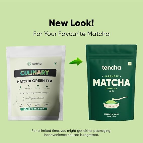 Shop Tencha Culinary Matcha Green Tea Powder 50g sourced from Shizuoka, Japan. Vegan, sugar-free, gluten-free matcha ideal for lattes, smoothies, baking, and daily tea preparation.