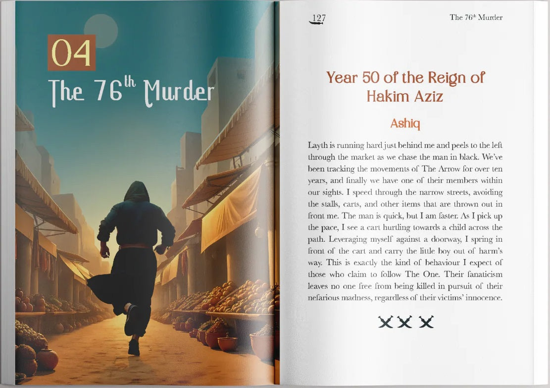 The 100th Murder book inside pages