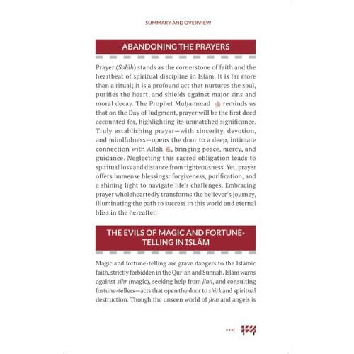 The Major Obstacles: A timely Reminder on the Seven Destructive Sins inside pages