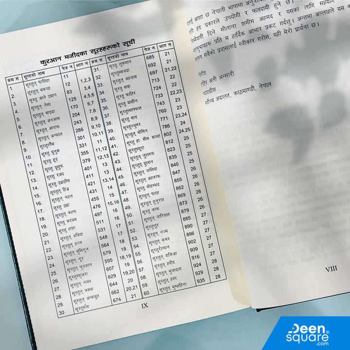 The Noble Quran in Nepali inside pages 4