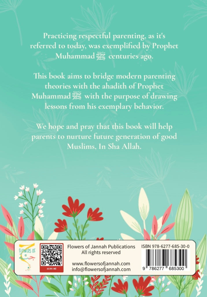 The Prophetic Way of Parenting flowers of jannah back cover