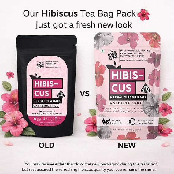 Enjoy refreshing organic hibiscus tea with 40 eco-friendly tea bags. Caffeine-free, vegetarian, and packed in a resealable freshness pouch.