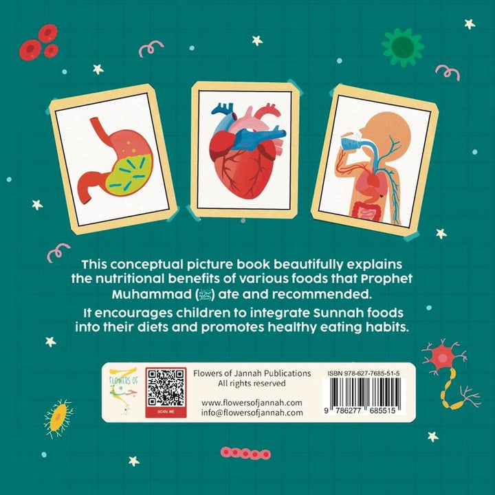 Tiny Tummies, Big Benefits The Science of Sunnah Foods back cover