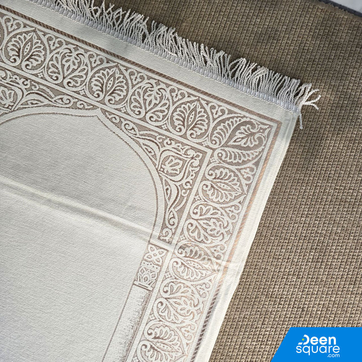 Buy Turkish padded prayer mat 70x120 cm at deensquare.com. Comfortable cushioned sajjadah with fast shipping in Dubai | UAE.