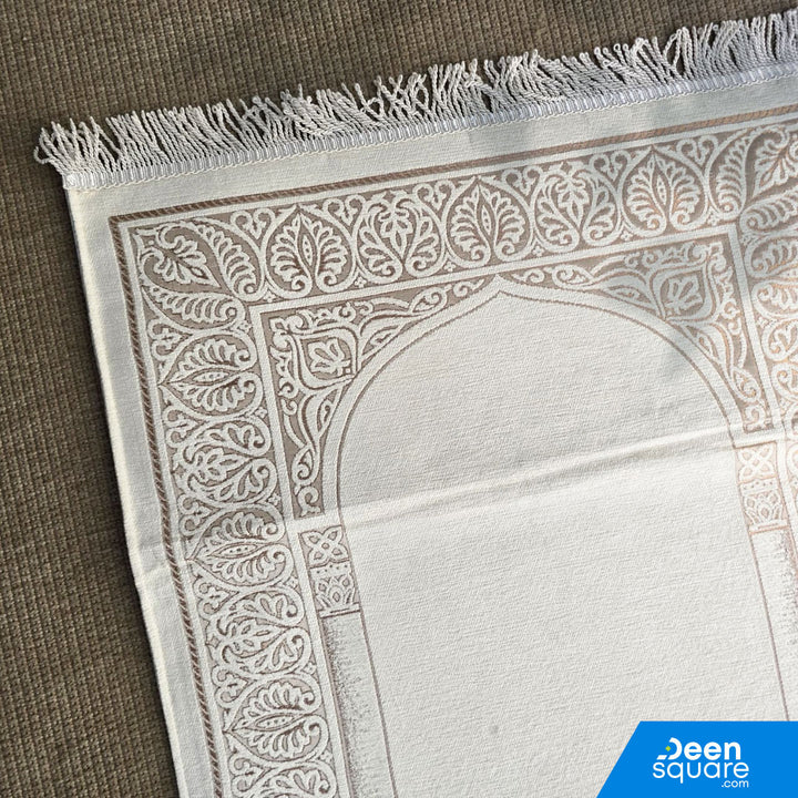 Buy Turkish padded prayer mat 70x120 cm at deensquare.com. Comfortable cushioned sajjadah with fast shipping in Dubai | UAE.