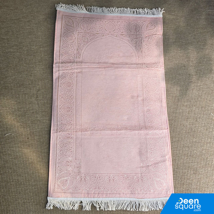 Buy Turkish padded prayer mat 70x120 cm at deensquare.com. Comfortable cushioned sajjadah with fast shipping in Dubai | UAE.