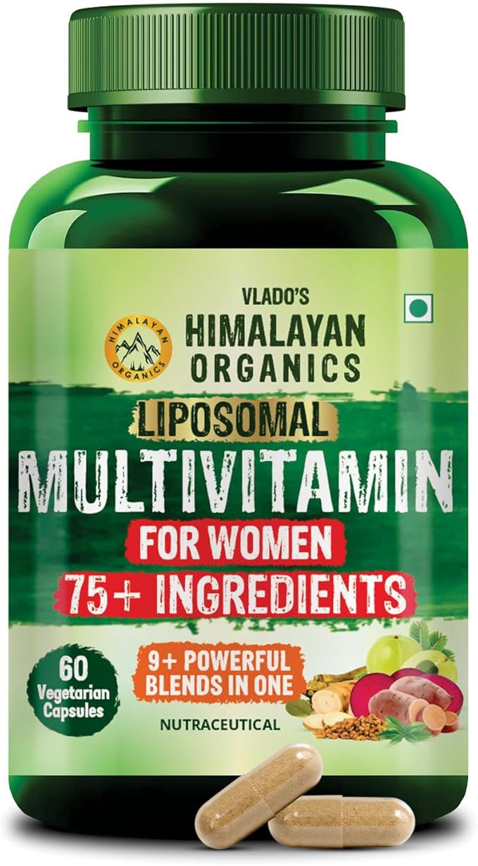 Buy Vlado's Himalayan Organics Whole Food Multivitamin for Women at deensquare.com. Daily vitamins for brain, bone & immune health in Dubai | UAE.