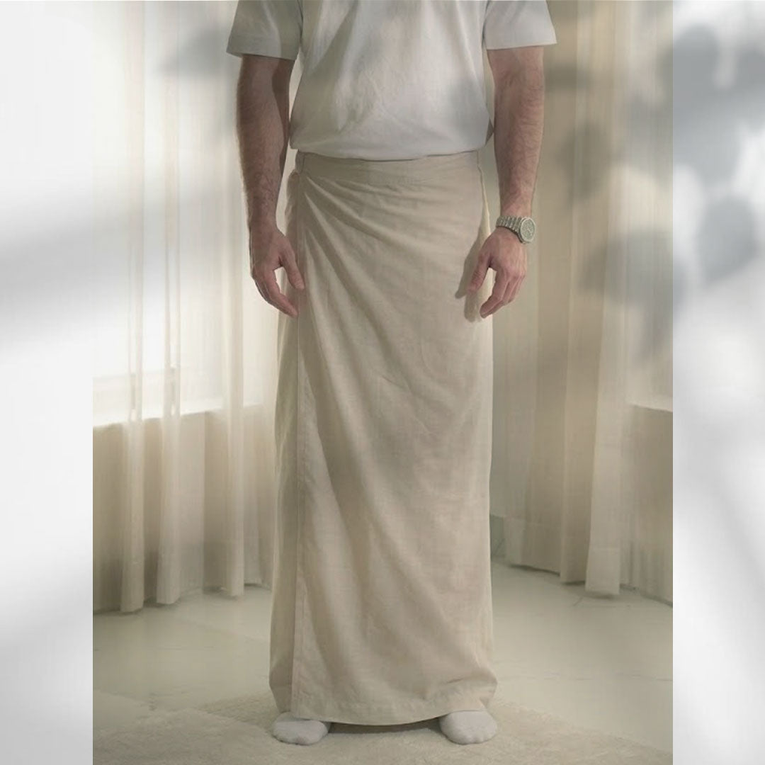 Buy WAZRA prayer wizar for men and boys at DeenSquare.com. Fast shipping in Dubai and delivery across UAE from DeenSquare.com.