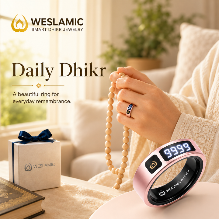 iTasbih Peace 1 Smart Zikr Ring – Digital Tasbih by Weslamic zikr ring 3.0