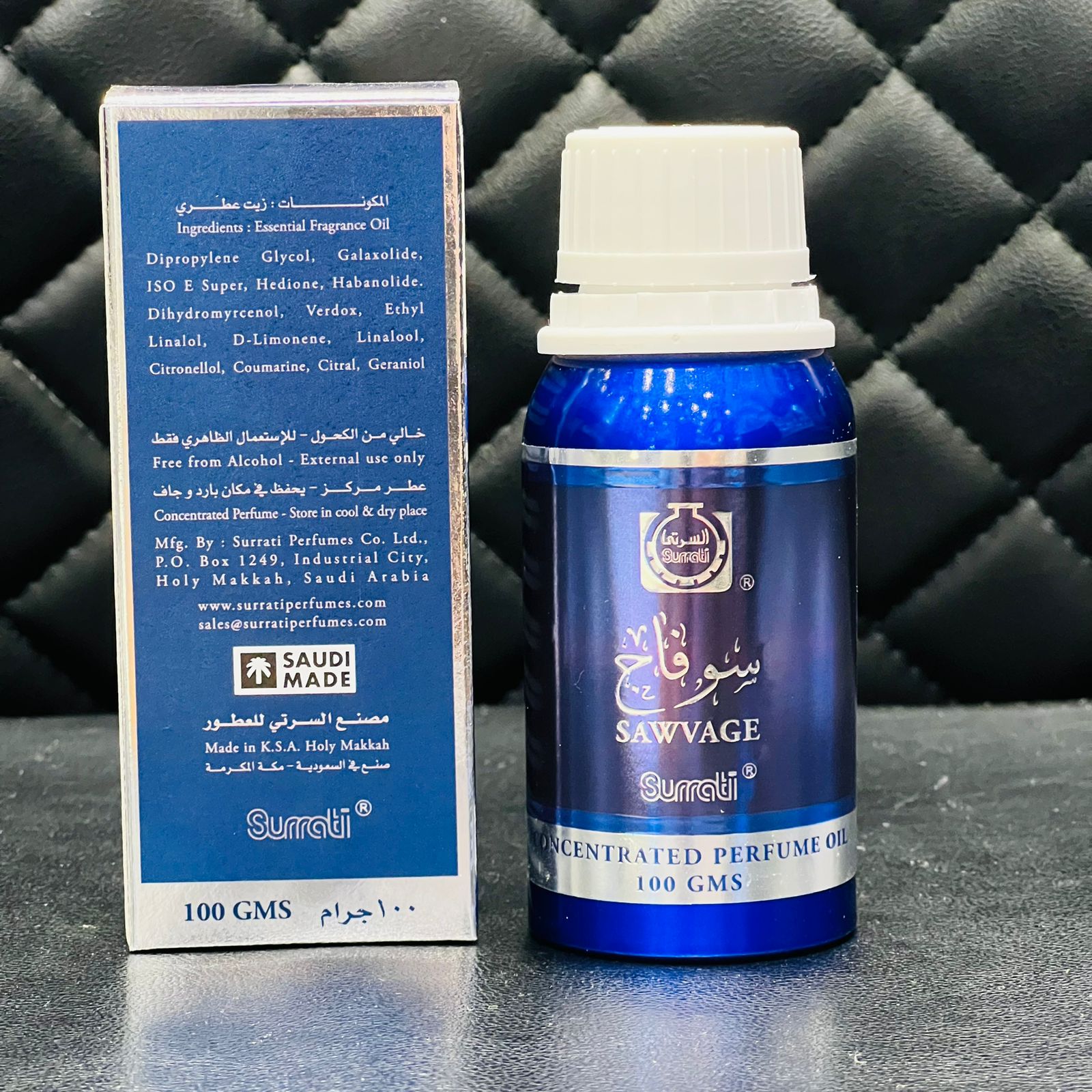 Sawvage (Attar) Perfume Oil 100 ML - Surrati