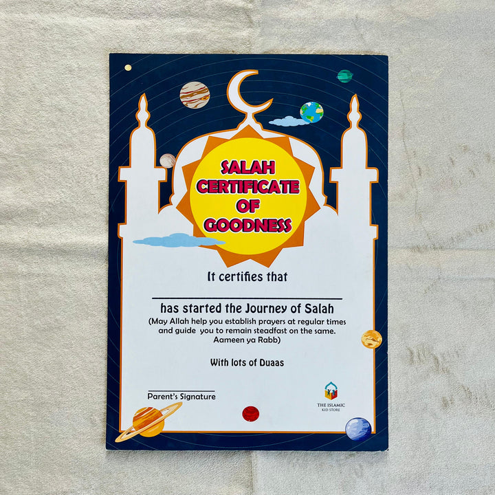 Salah Certificate of Goodness