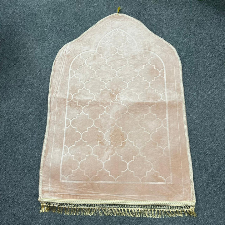 سجادة صلاة مبطنة قابلة للتخصيص (على شكل قوس) | اسم شخصي