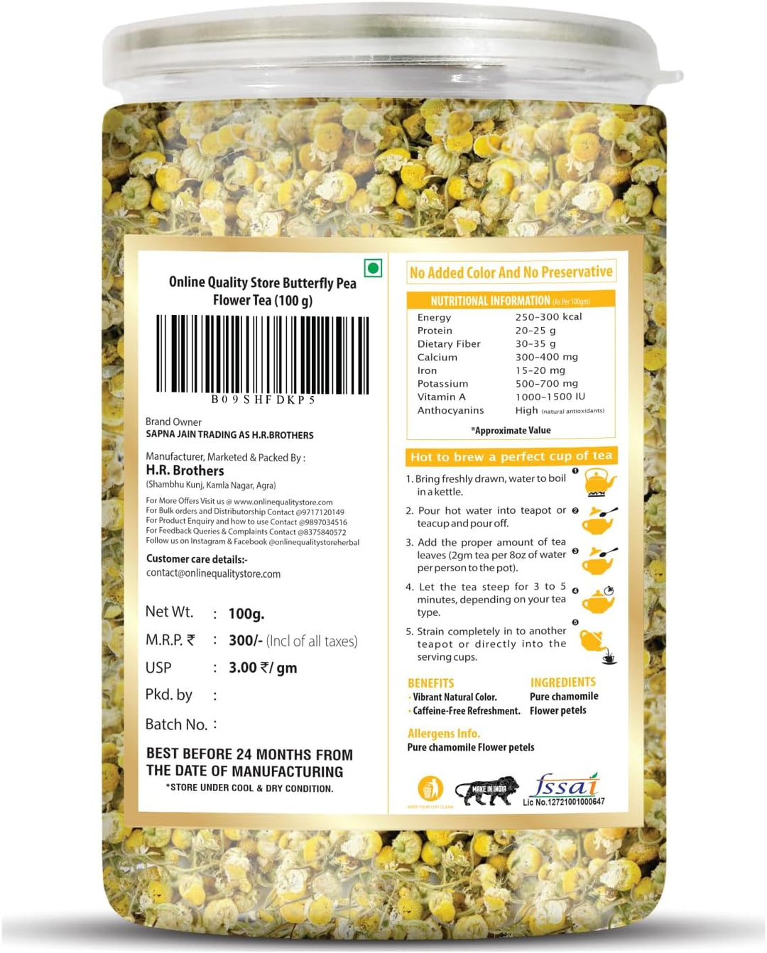 Shop 100% natural Whole Chamomile Flower Tea for sleep and relaxation. Caffeine-free &amp; pure. Fast delivery in Dubai, Abu Dhabi &amp; worldwide.
