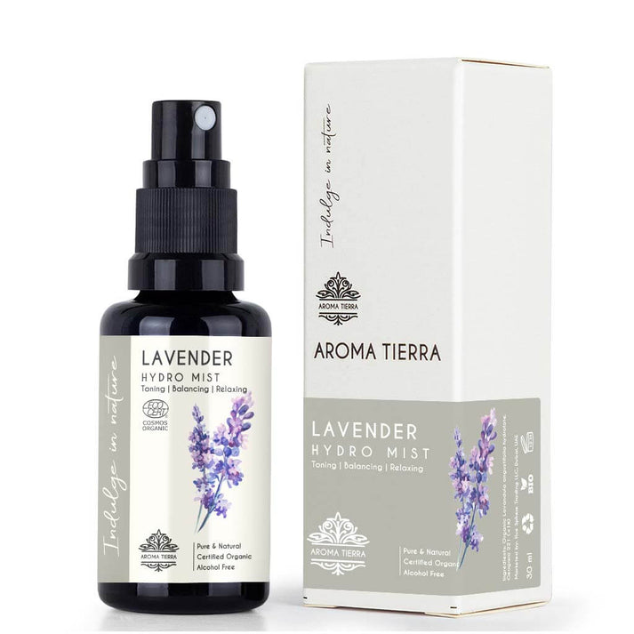 Lavender Hydro Mist - For Face, Toner, Relaxation - Hydrosol Water 30 ml