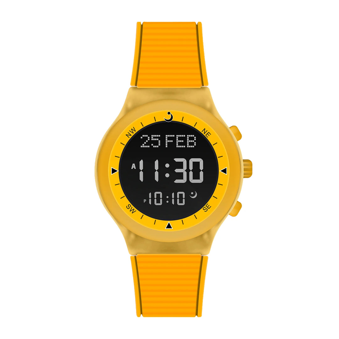 Al Fajr Sports Watch: WY-16 yellow