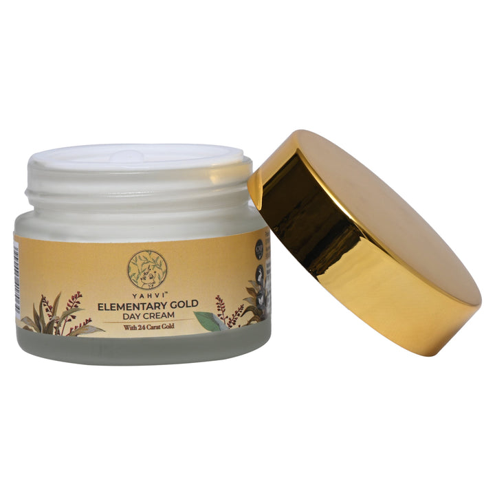 Elementary gold day cream 50ML | Deeply nourishing &amp; hydrating your skin | Yahvi