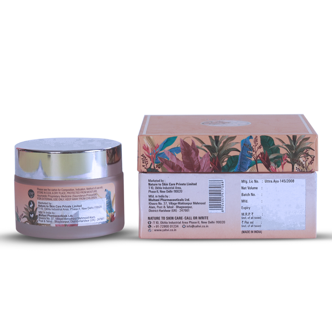 Buy Yahvi Kumkumadi Oil &amp; Manjistha Night Cream for deep hydration and radiant skin. Shop at deensquare.com | Dubai UAE.