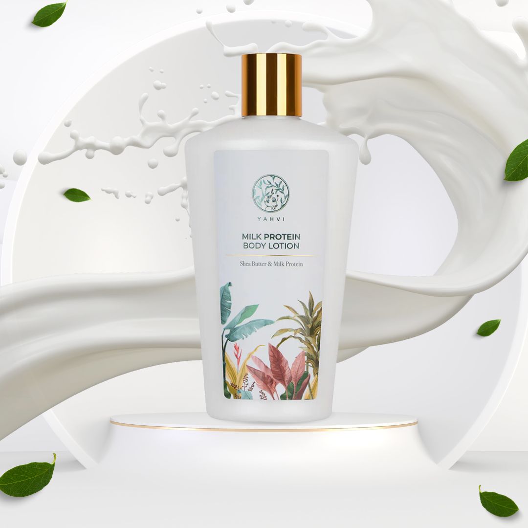 Shea butter &amp; milk protein body lotion 250ML | Hydrates &amp; nourishes for dry skin | Yahvi