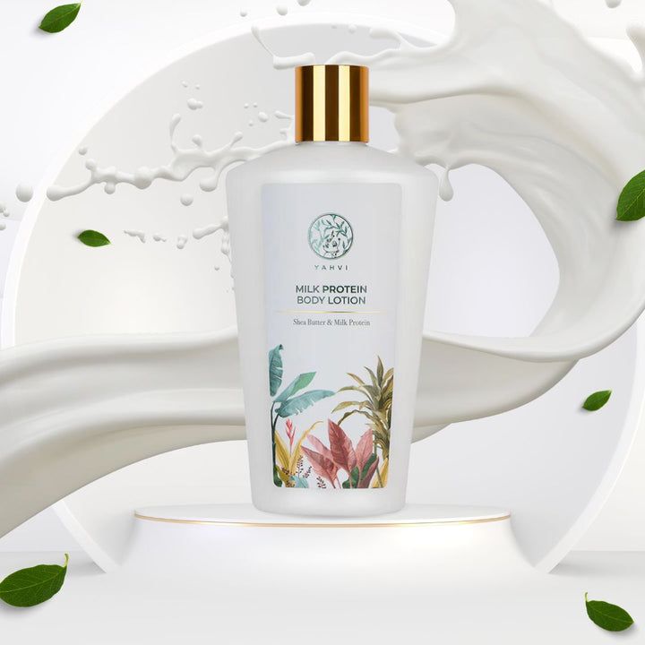 Shea butter &amp; milk protein body lotion 250ML | Hydrates &amp; nourishes for dry skin | Yahvi