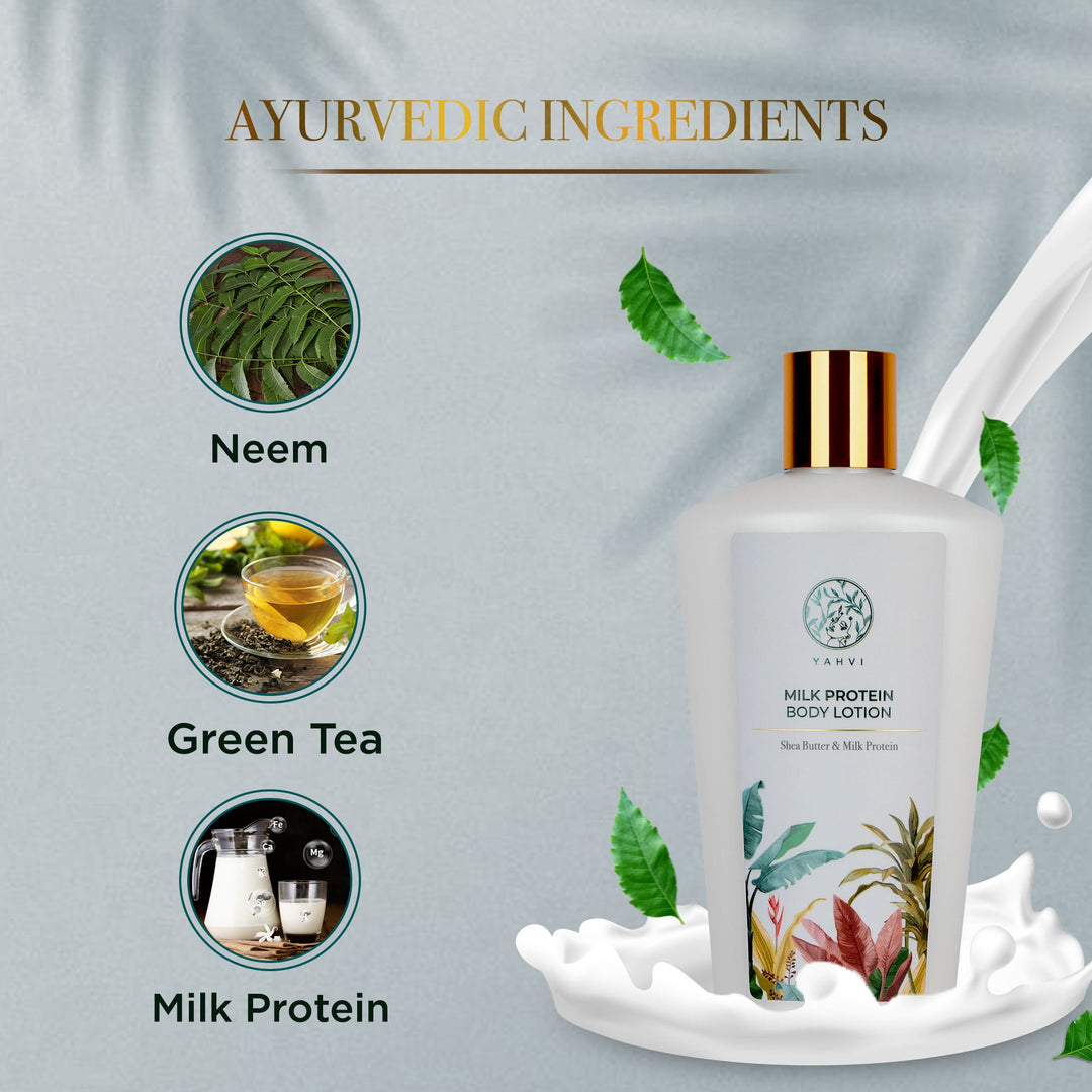 Buy Yahvi Shea Butter &amp; Milk Protein Body Lotion for deep hydration and soft skin. Shop at deensquare.com | Dubai UAE.