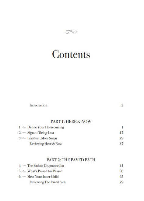 A Beautiful Homecoming LaYinka Sanni contents page