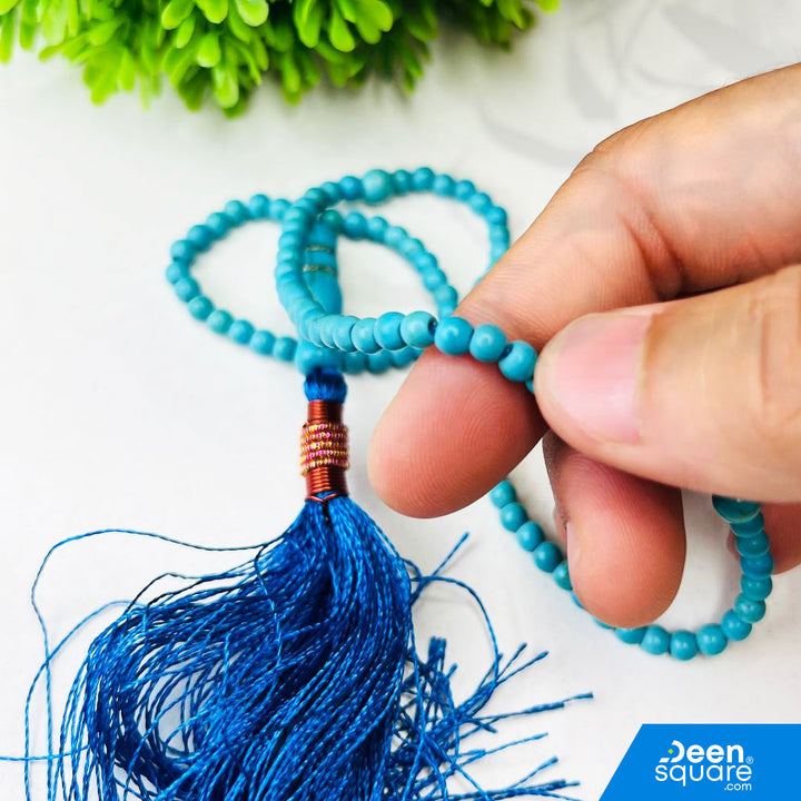 Aqeeq Misbaha – 99 Beads Small Stone Tasbeeh (Aqiq Prayer Beads)