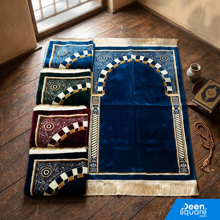Turkish Soft Prayer Mat (70 x 110 cm) – Carpet Musallah