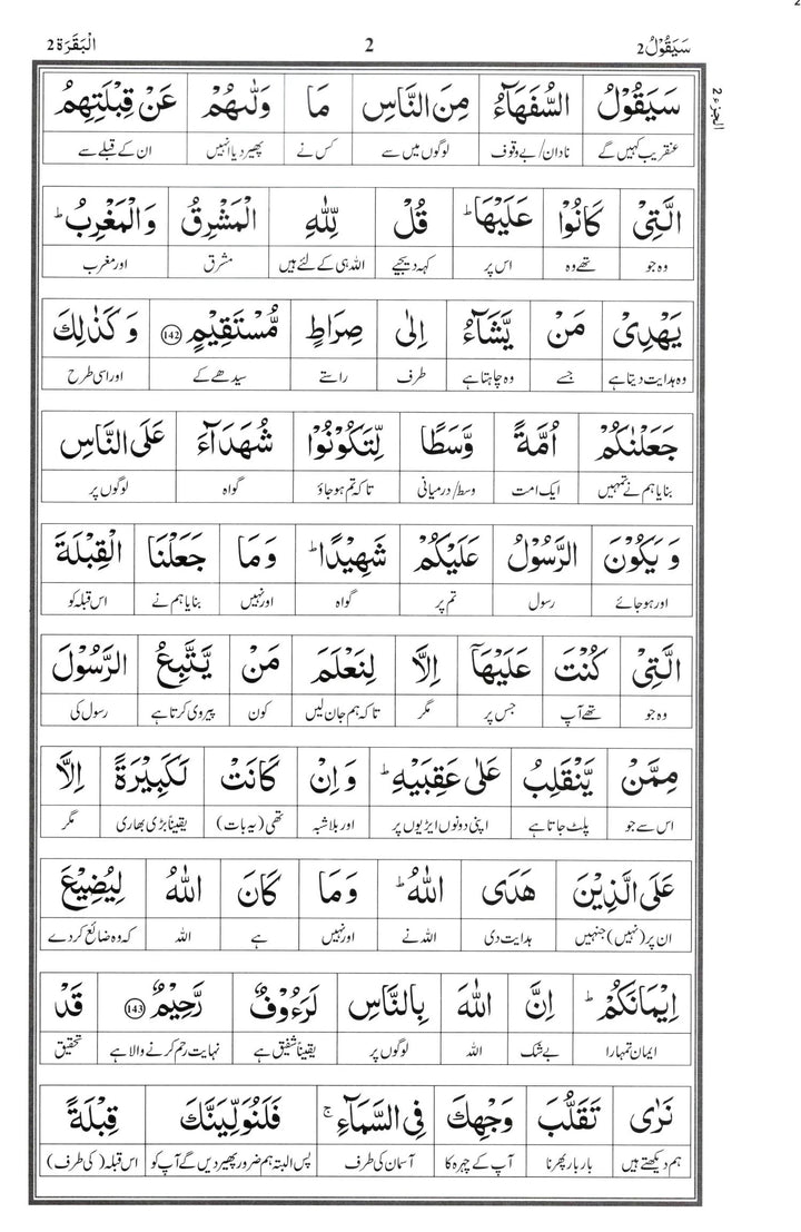 Al Huda White Para Lafzi Tarjuma - Para 2 - Dr. Farhat Hashmi