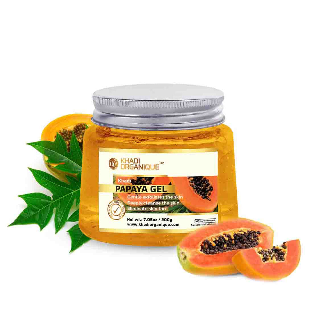 Khadi Organique Papaya Gel 200g