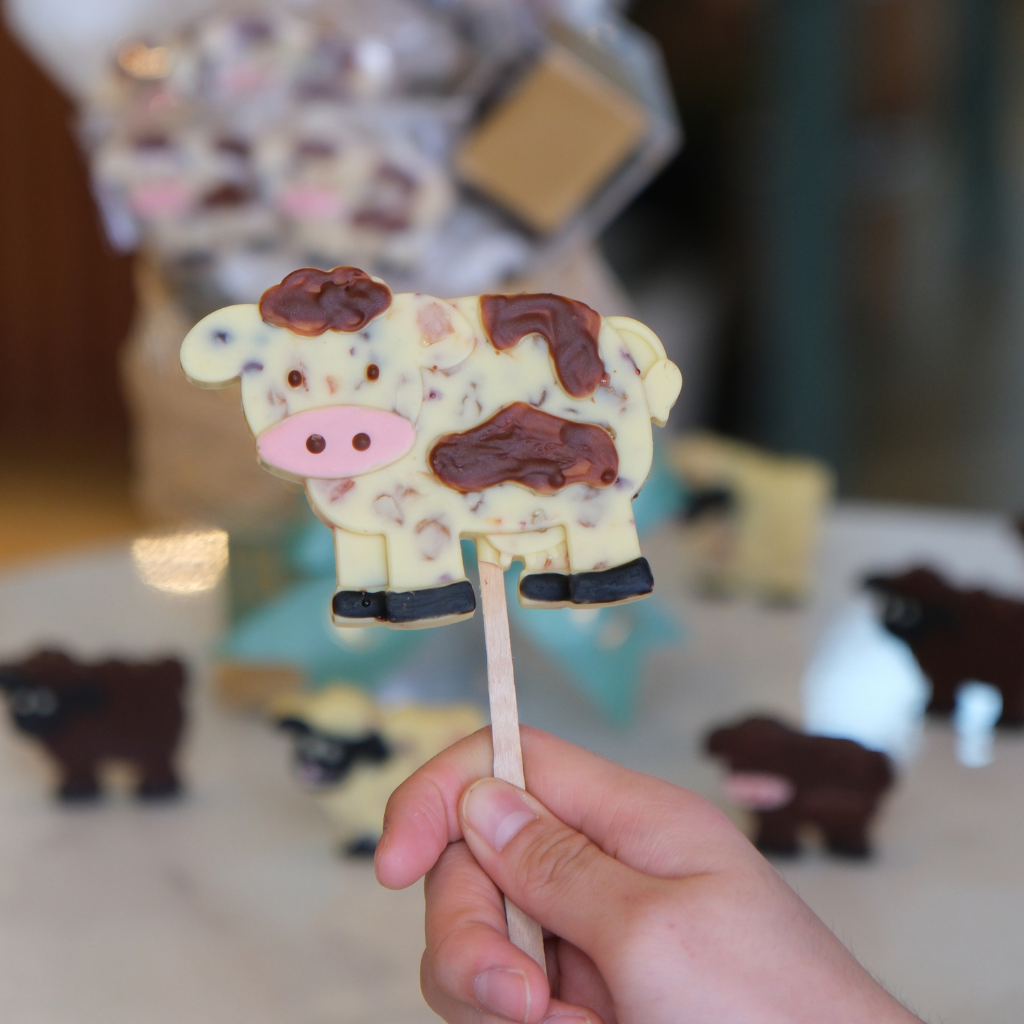 HANDPAINTED CHOCOLATE COW LOLLY - EID AL ADHA - BUNDLE OF THREE