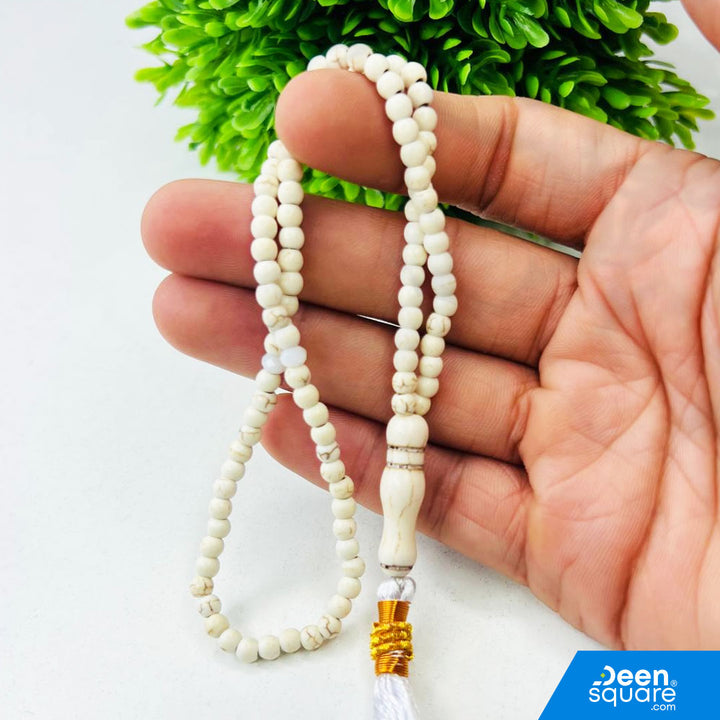 Aqeeq Misbaha – 99 Beads Small Stone Tasbeeh (Aqiq Prayer Beads)