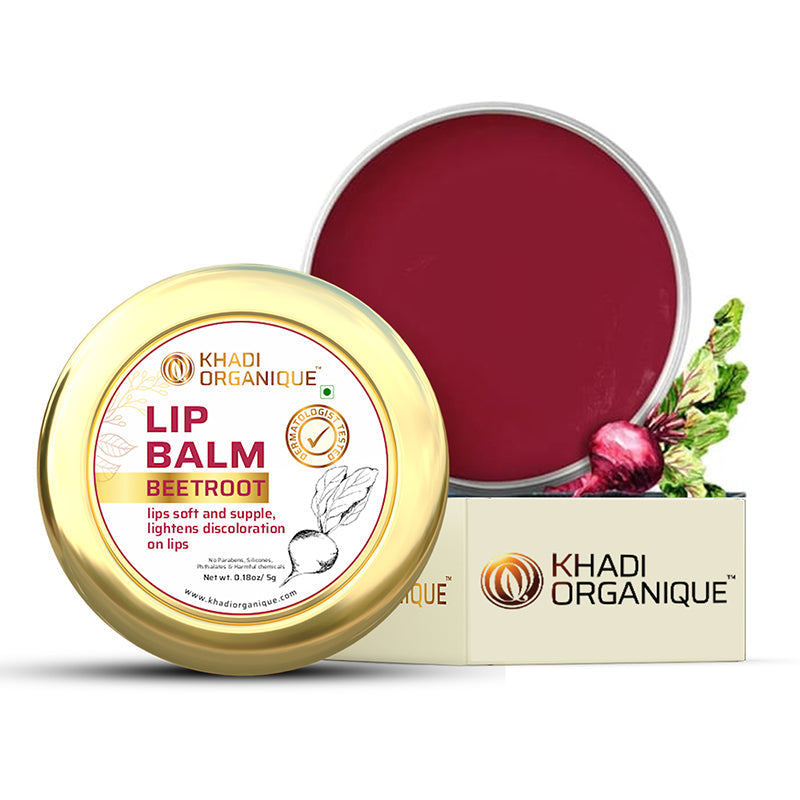 Khadi Organique Beetroot Lip Balm 5G