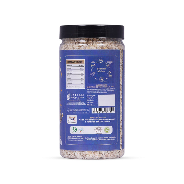 Nutriorg Certified Organic Instant Oats 400g