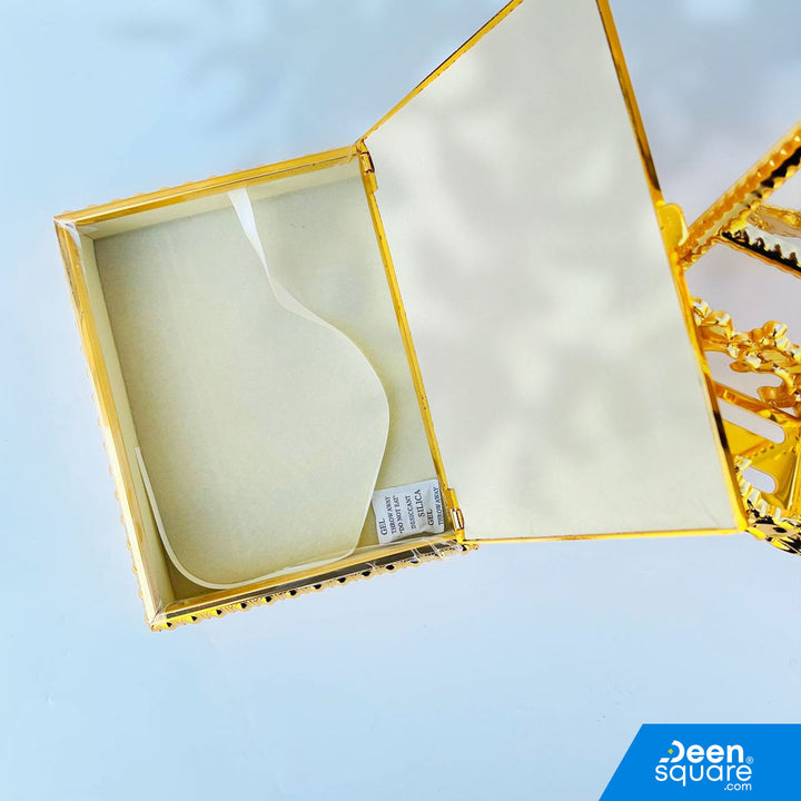 Metal Quran Box with Stand (18x22 cm) - Model 98ME