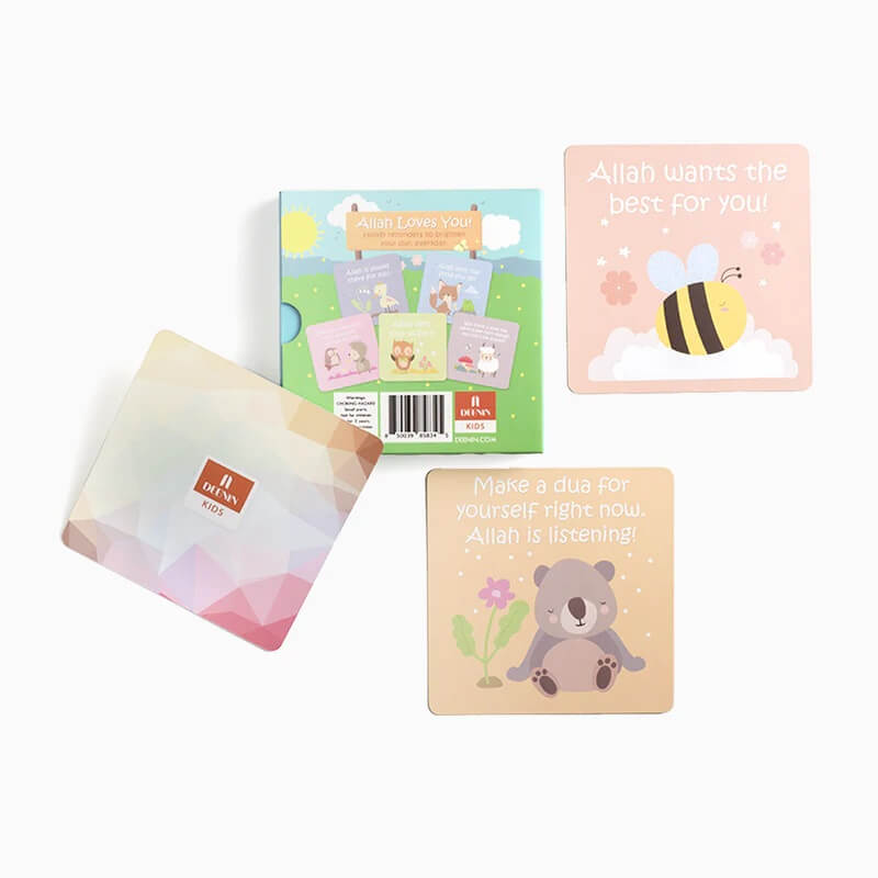 Allah loves You Memory Game and Affirmation Cards
