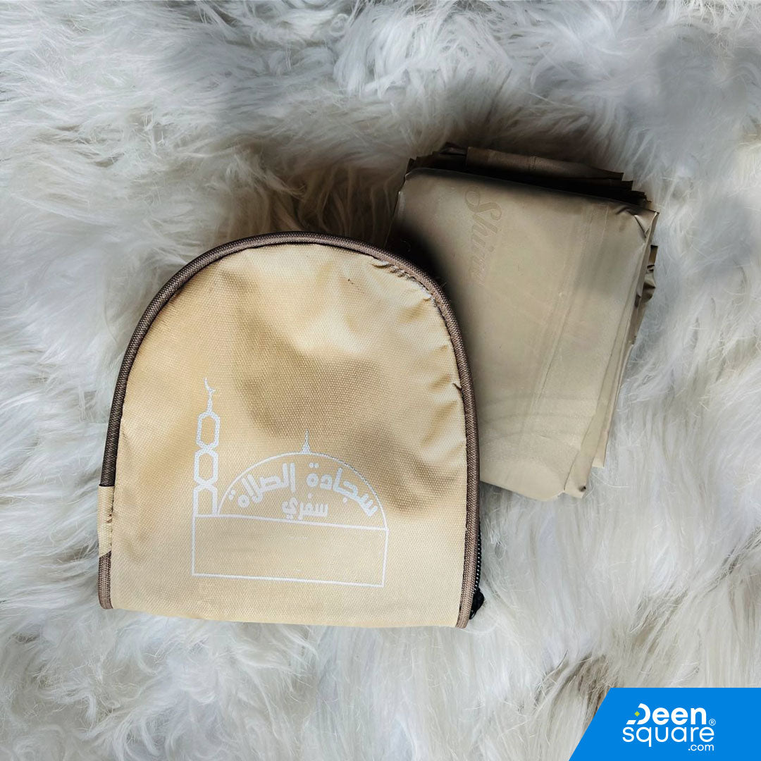 Travel Pocket Prayer Mat – Lightweight Plastic | 70×115 cm | سجادة صلاة سفري