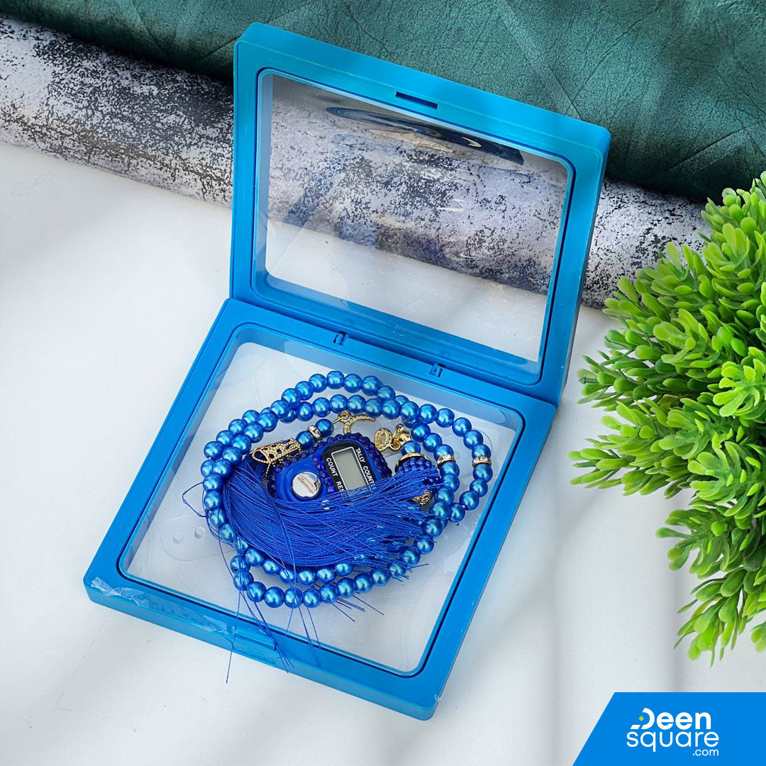 Tasbeeh Counter for Gift (99 Beads Tasbih with Finger Counter)