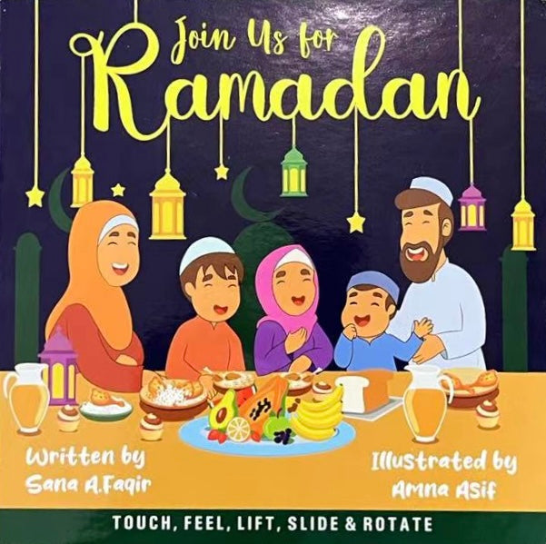 Join us for Ramadan -  Interactive Board Book