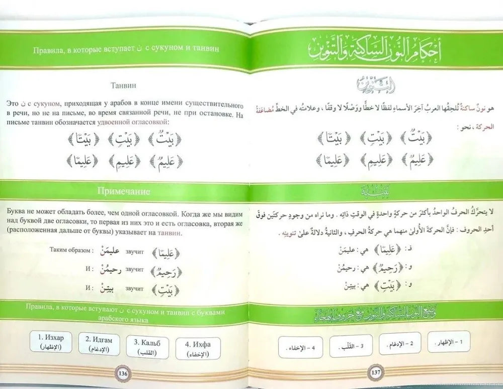 The Illustrated Tajweed - Russian (Книга Иллюстрированный таджвид, Доктор Айман Рушдий Сувайд. Правила чтения Корана. Харф.Чтение Корана)