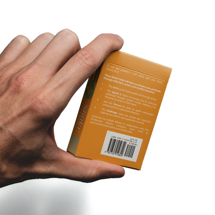 Shukr (Gratitude) Cards by the Productive Muslim Company