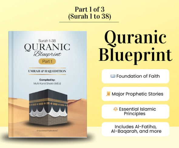 Quranic Blueprint: Umrah & Hajj Edition (A6 Travel-Friendly Size)
