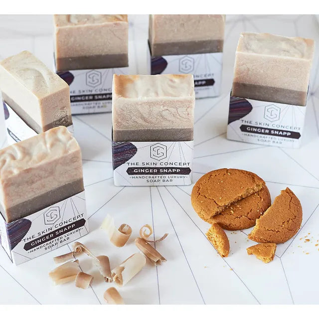 Handmade Artisanal Soap Bar - Ginger Snapp | The Skin Concept