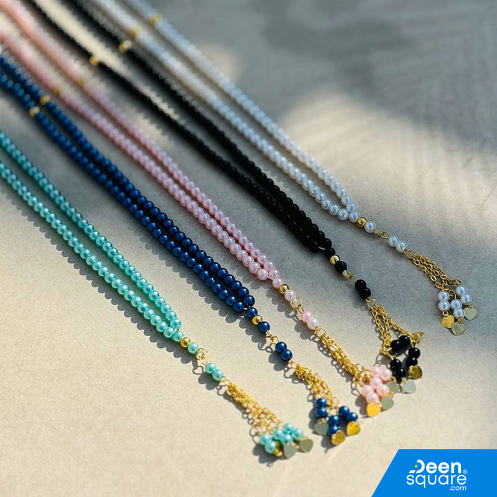 99 Beads Pearl Glass Prayer Beads - Tasbeeh (تسبيح)