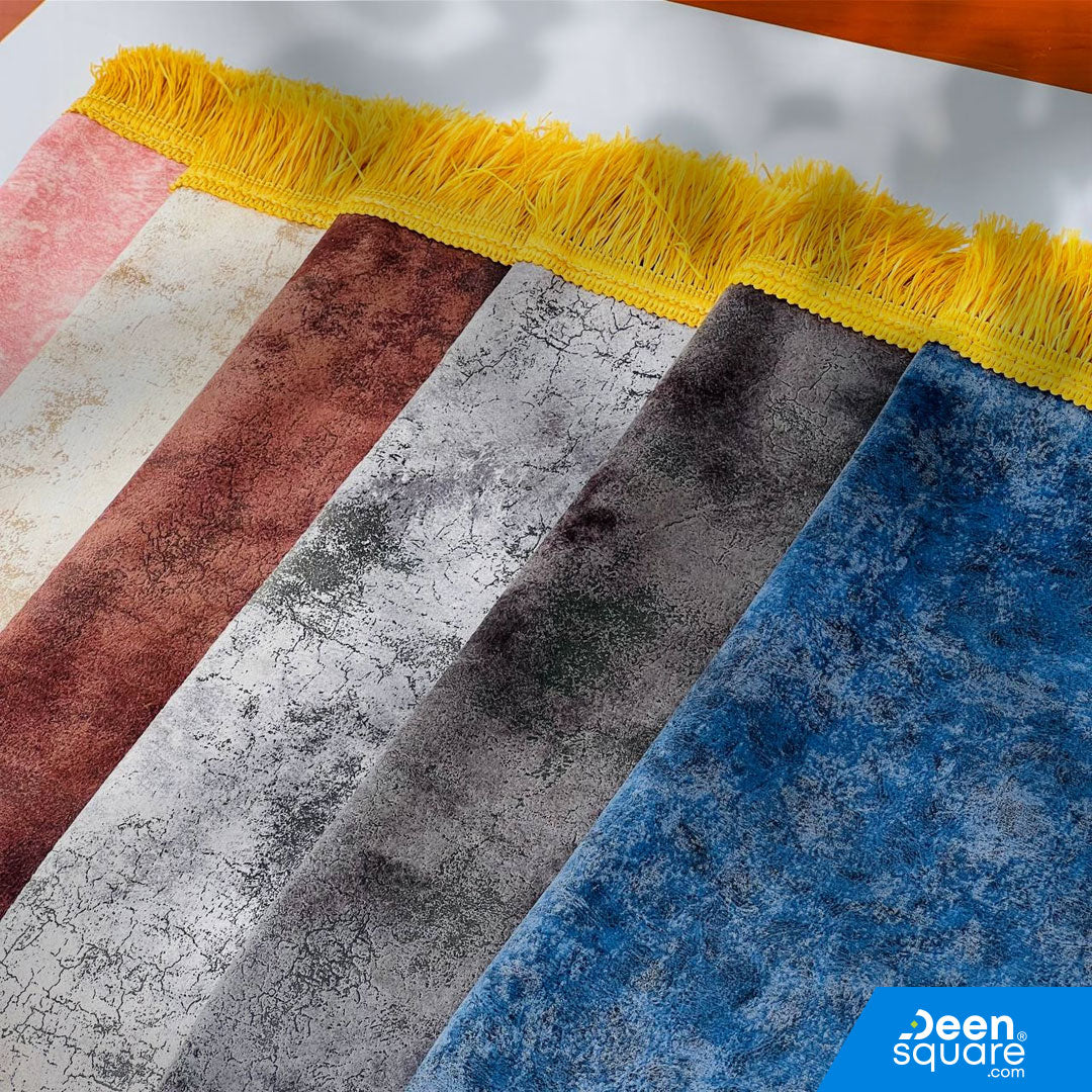 Customized Name Prayer Mat | Personalized Prayer mat (Texture Design) | سجادة صلاة مخصص بالاسم