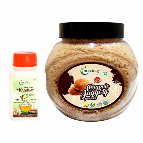 Nutriorg Certified Organic Jaggery Powder 700g