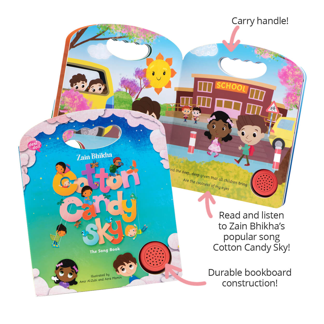 Cotton Candy Sky Sound Book Zain Bhikha Desi Doll Dubai