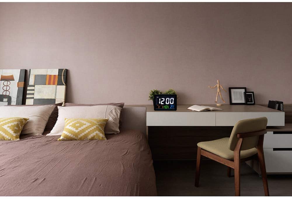 LED Digital Alarm Clock with Date &amp; Temperature Display (Model No: GH-2000)