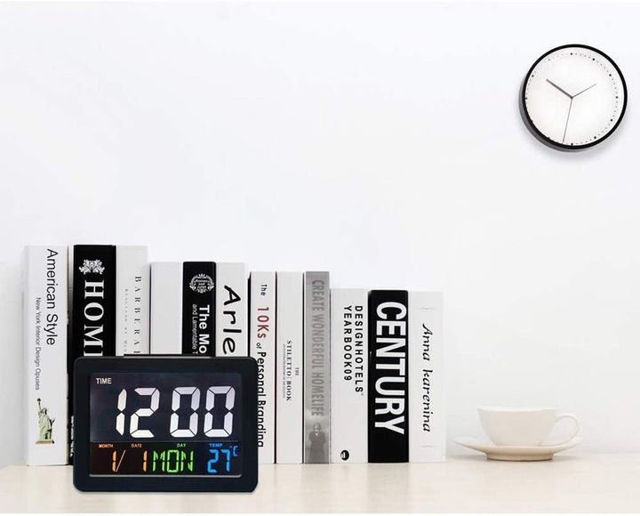 LED Digital Alarm Clock with Date &amp; Temperature Display (Model No: GH-2000)