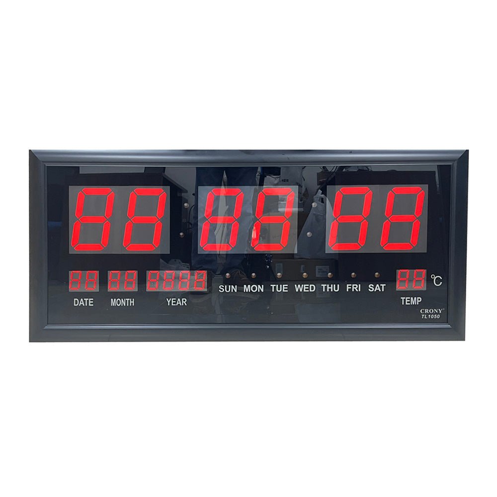 Crony TL-1050 Digital wall Clock with remote control 